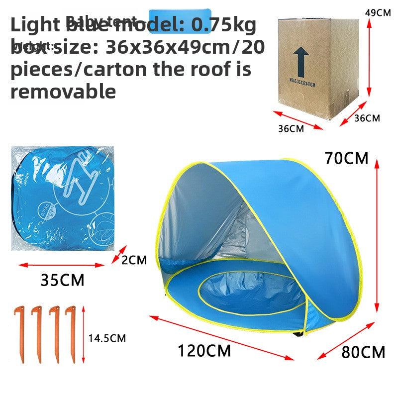 Childrens Baby Beach Sun Shelter Pop Up Tent
