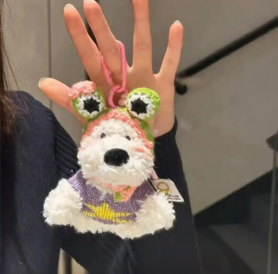 West Highland Puppy Plush Keychain Toy product image 3