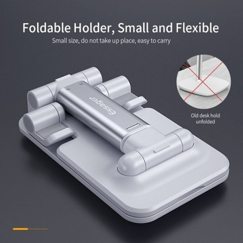 Foldable Metal Desktop Holder for iPhone and c