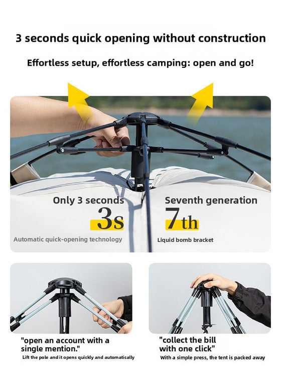 Portable Quick Open Camping Tent Camping Shelter & Sleep product image 2