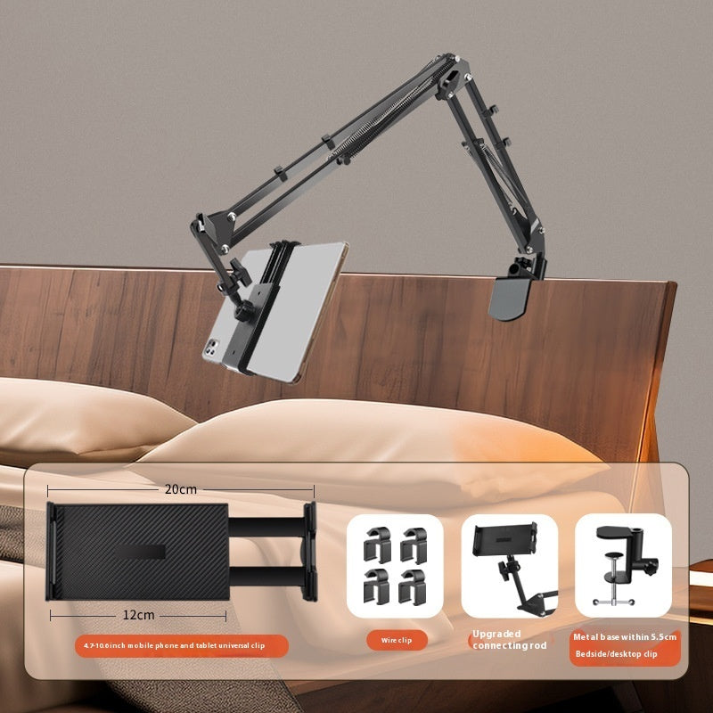 Detail of the cradle that grips the bottom edge of the phone