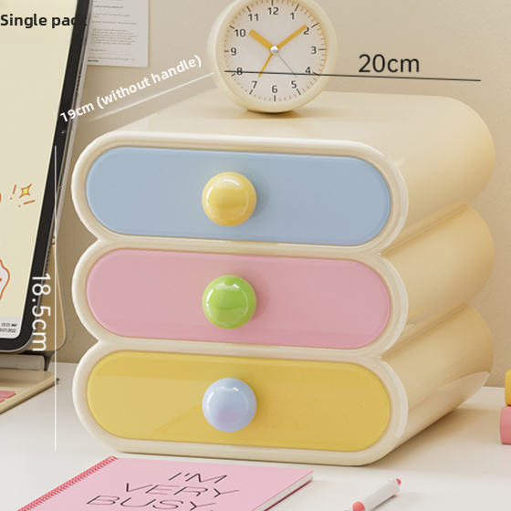 Drawer-type cosmetic storage box