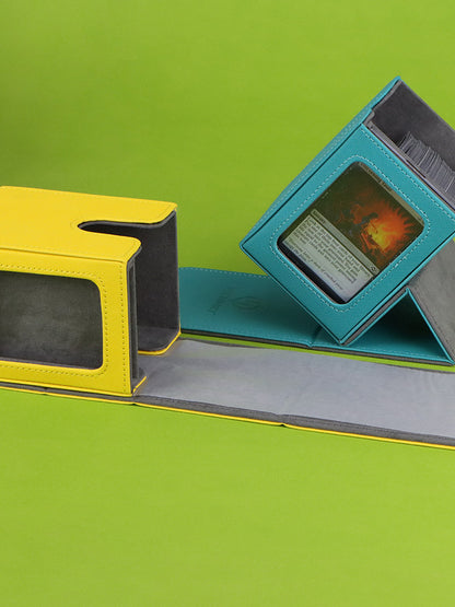 Window-opening card storage box