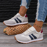 Fashionable and Versatile Travel Running Shoes, Breathable Cloth Lightweight Sports Shoes