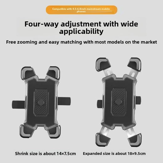 Anti-Shock Phone Holder for Bicycle and Motorcycle
