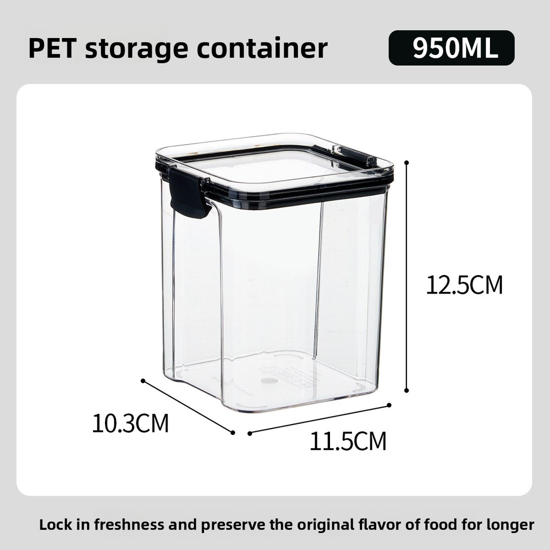Airtight Plastic Food Storage Container