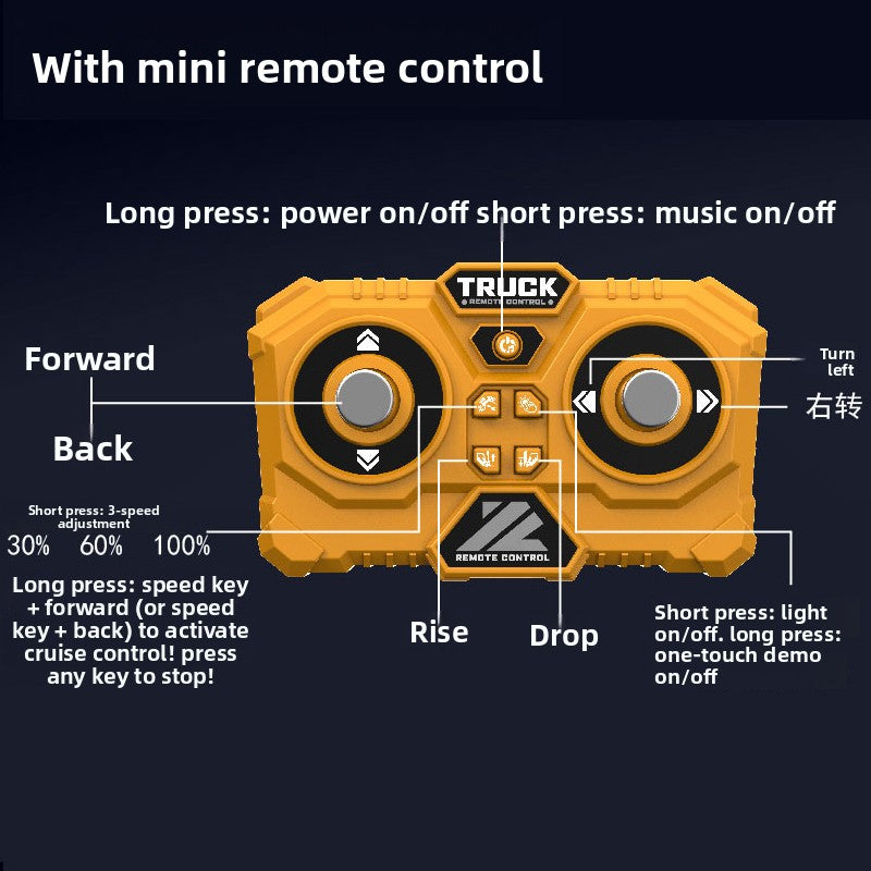 1:64 mini desktop remote control forklift, additional photo 1