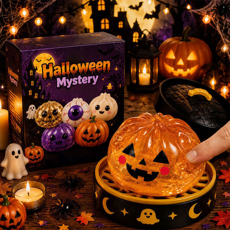 Pumpkin Ghost Eye Squeeze Toy