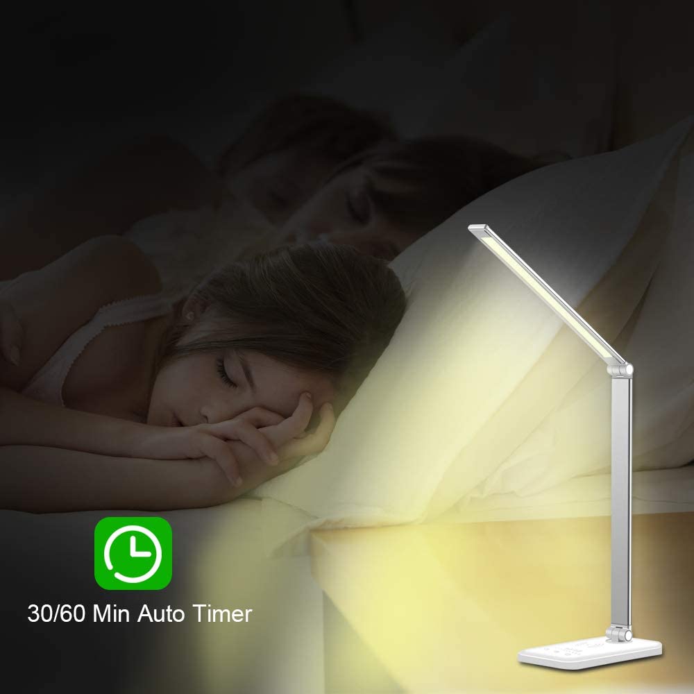 LED Flex Desk Lamp with Phone Charger