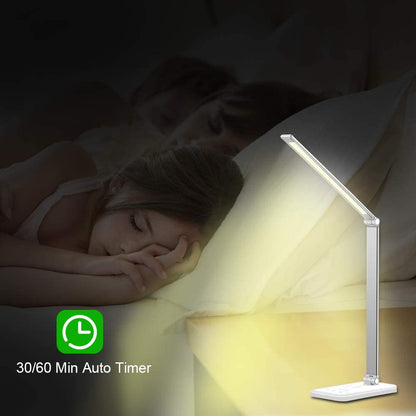 LED Flex Desk Lamp with Phone Charger