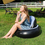 Flocked Inflatable Lounge Sofa
