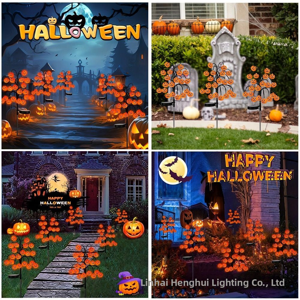 Halloween Solar Pumpkin Ground Lights