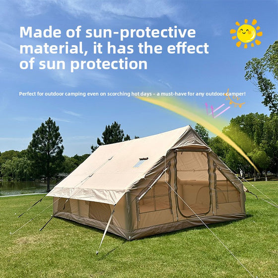 Inflatable Camping Tent Windproof Rainproof Oxford Fabric Camping Shelter & Sleep product image 4
