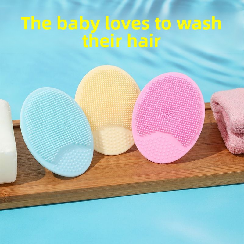 Baby Adult Bath Soft Brush with Suction Cup Silicone Face Cleansing Brush product image 6