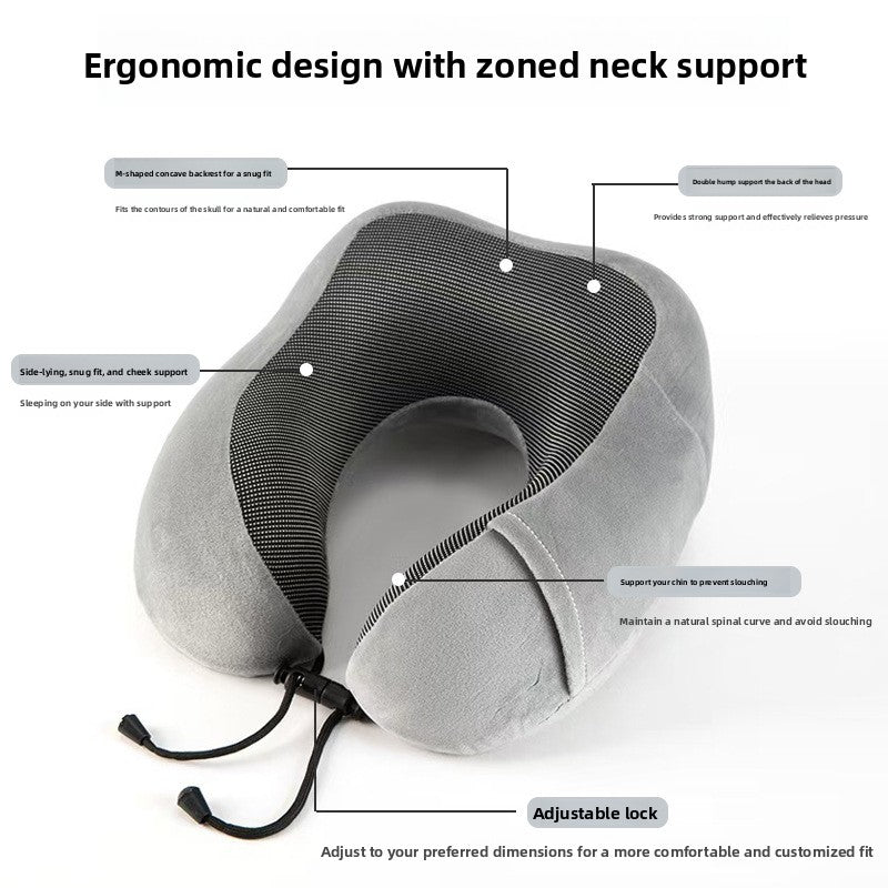 Memory Foam U-Shaped Neck Pillow