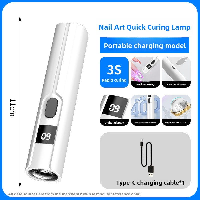 Mini Portable LCD Nail Lamp