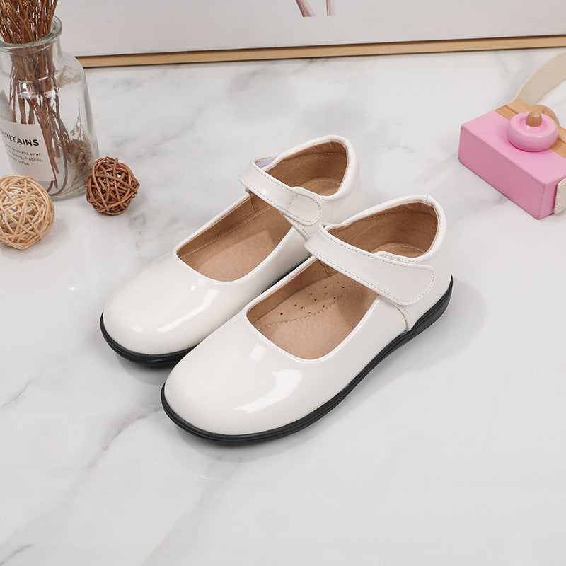 Girls Leather School Shoes