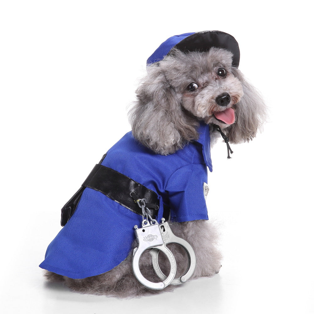 Winter Warm Striped Thickened Pet Clothes
