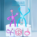 Sucker Giraffe Robot Telescopic Toy