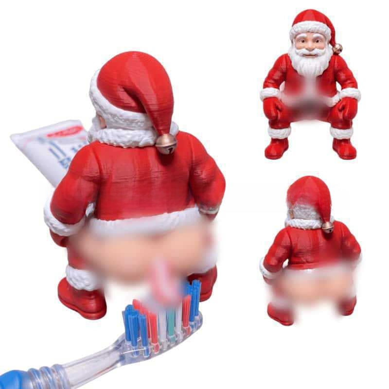 Santa Toothpaste Squeezer Christmas Decor