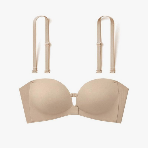 Front Buckle Strapless Underwear