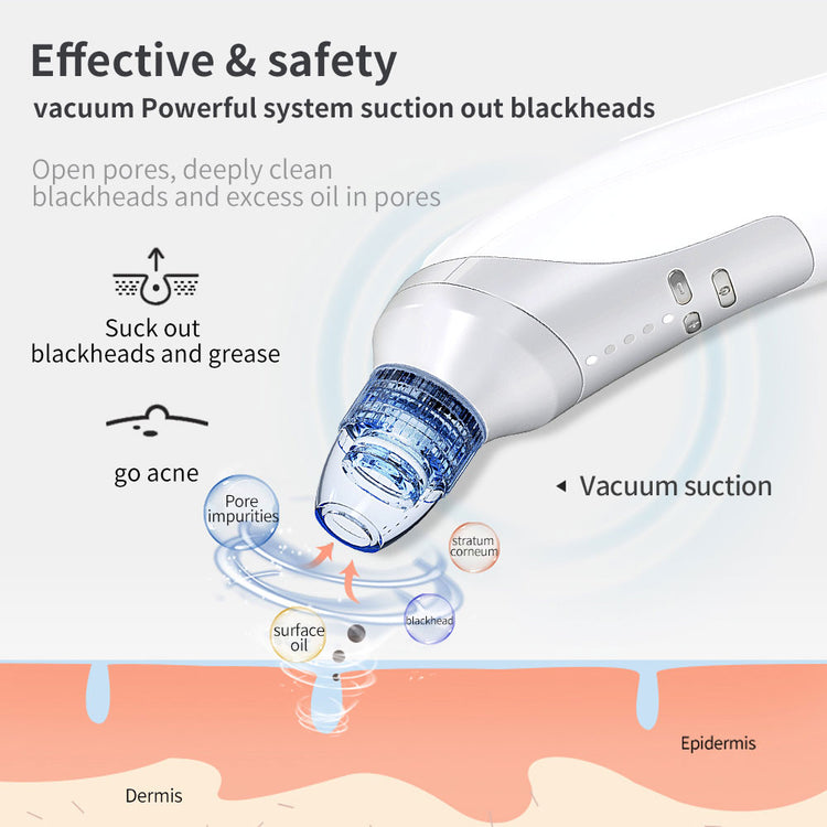 Blackhead remover suction tip detail