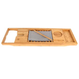 Adjustable reading stand folded flat for storage