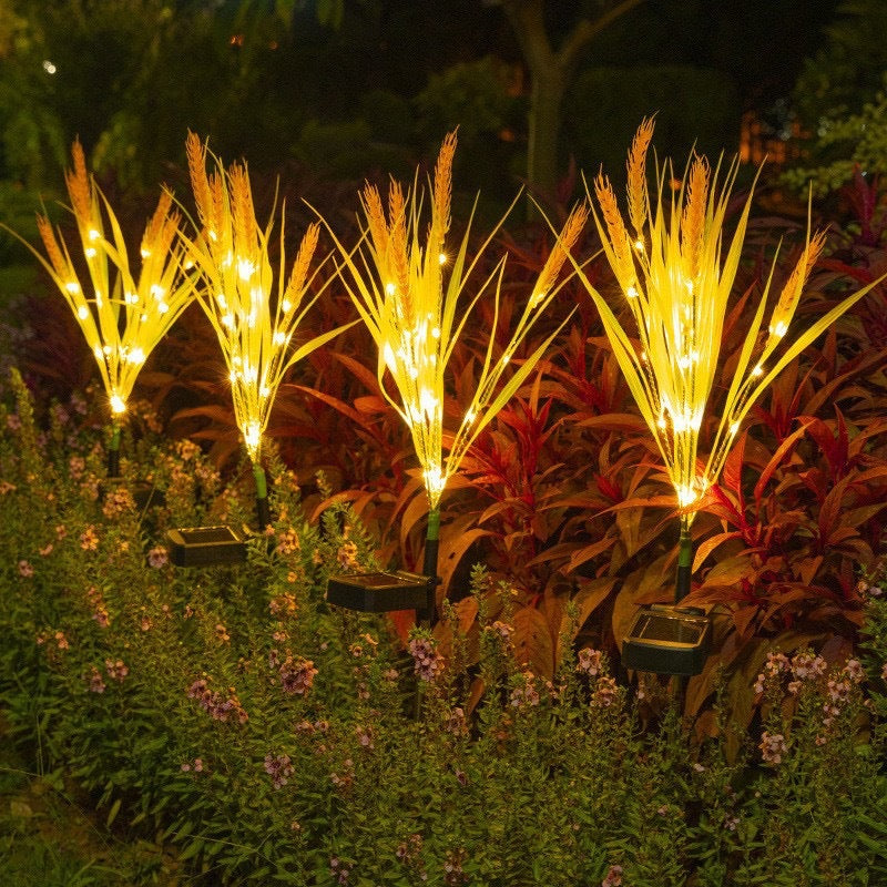 Solar Powered Wheat Ear Lawn Light