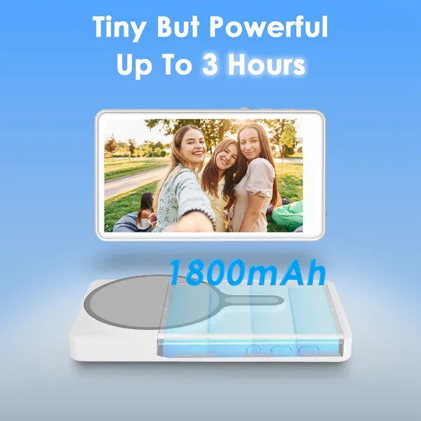 Vlog monitor folded flat for storage