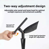 Solar powered outdoor garden spotlight with waterproof design