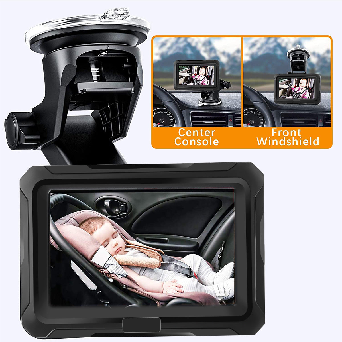4.3 Inch HD Car Baby Monitor with Night Vision