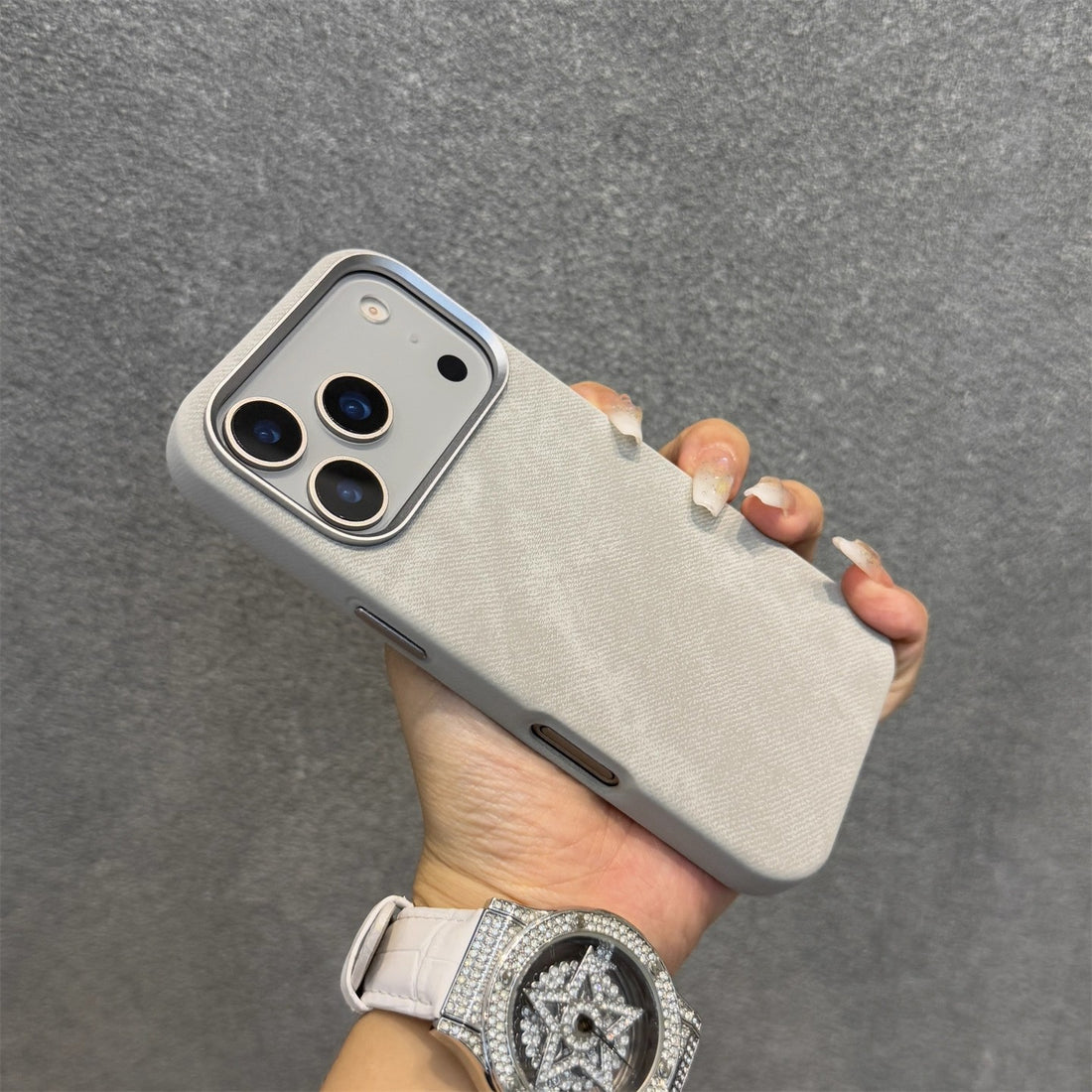 Flannel magnetic phone case