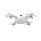 Foldable LED Fan Light with E27 Socket