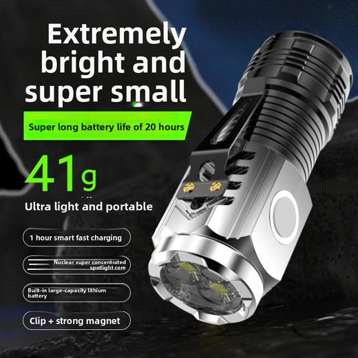 Rechargeable Mini LED Flashlight with Long Range