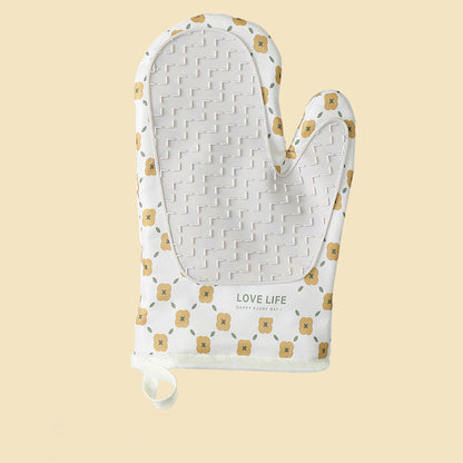 Anti-Scalding Microwave Oven Mitts Heat Resistant Gloves