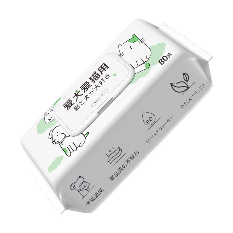 Pet Wet Wipes for Cats and Dogs