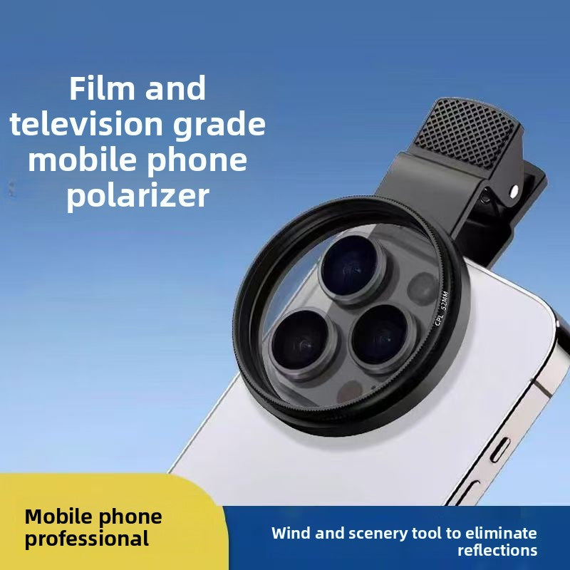 Universal Smartphone CPL Polarizing Lens Filter