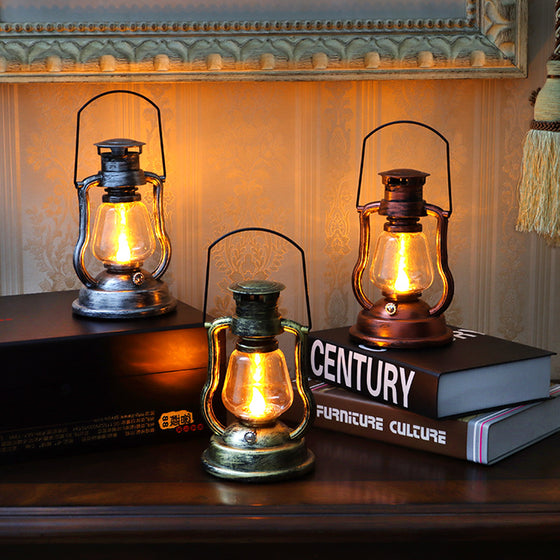 Vintage Solar LED Lantern with Flame Effect Outdoor & Pond Lighting product image 3