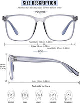 Blue light blocking glasses worn by a man during video call