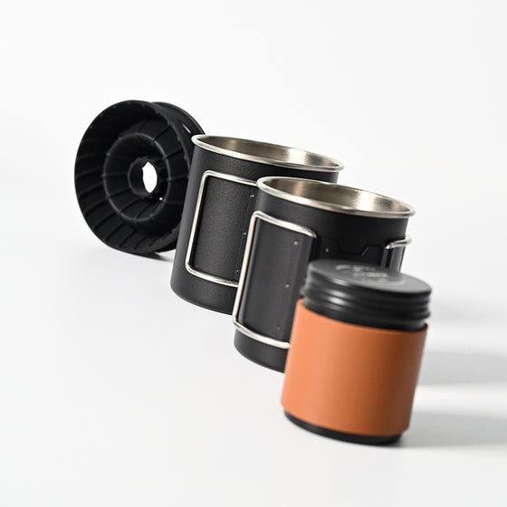 Portable Hand-Brewed Coffee Set with Silicone Filter Cup Camping & Hiking product image 3