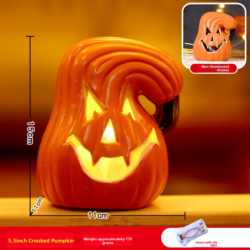 Glowing Halloween Pumpkin Lantern