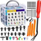 Automotive Plastic Fastener Clips with Pry Tools