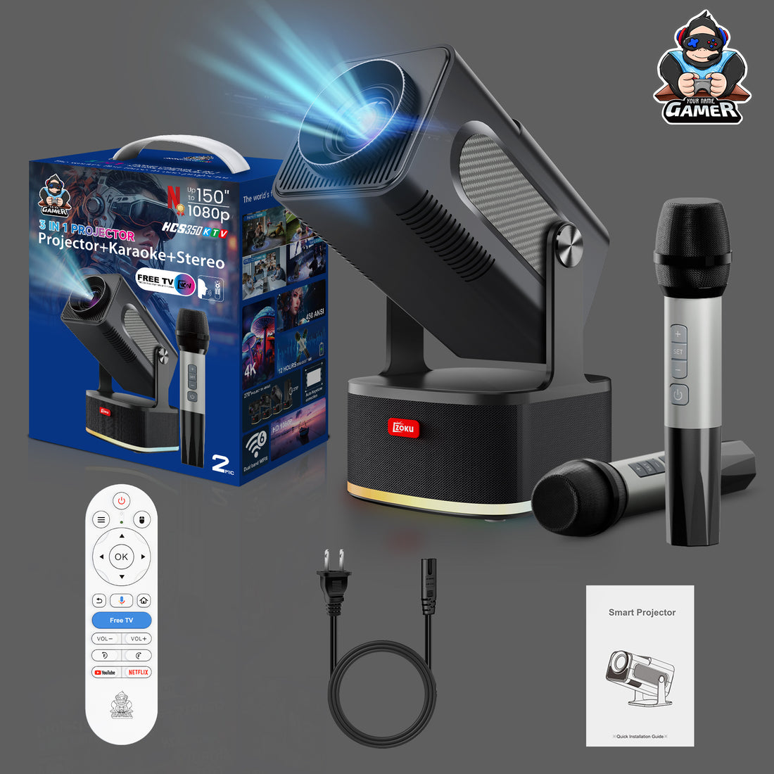Hcs350Plus Projector 1080P