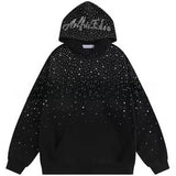 Digital Print Hooded Sweatshirt