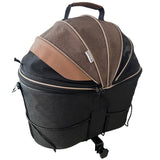 Foldable Canvas Pet Carrier Bag for Bicycle Rear Seat