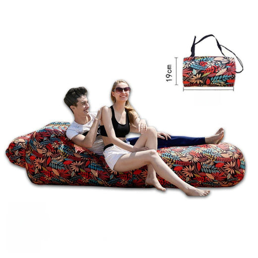 Outdoor inflatable bed