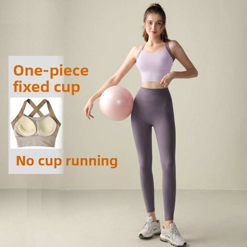 Womens High Waist Yoga Set
