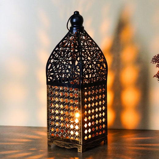 Moroccan Iron Hollow Candle Lantern