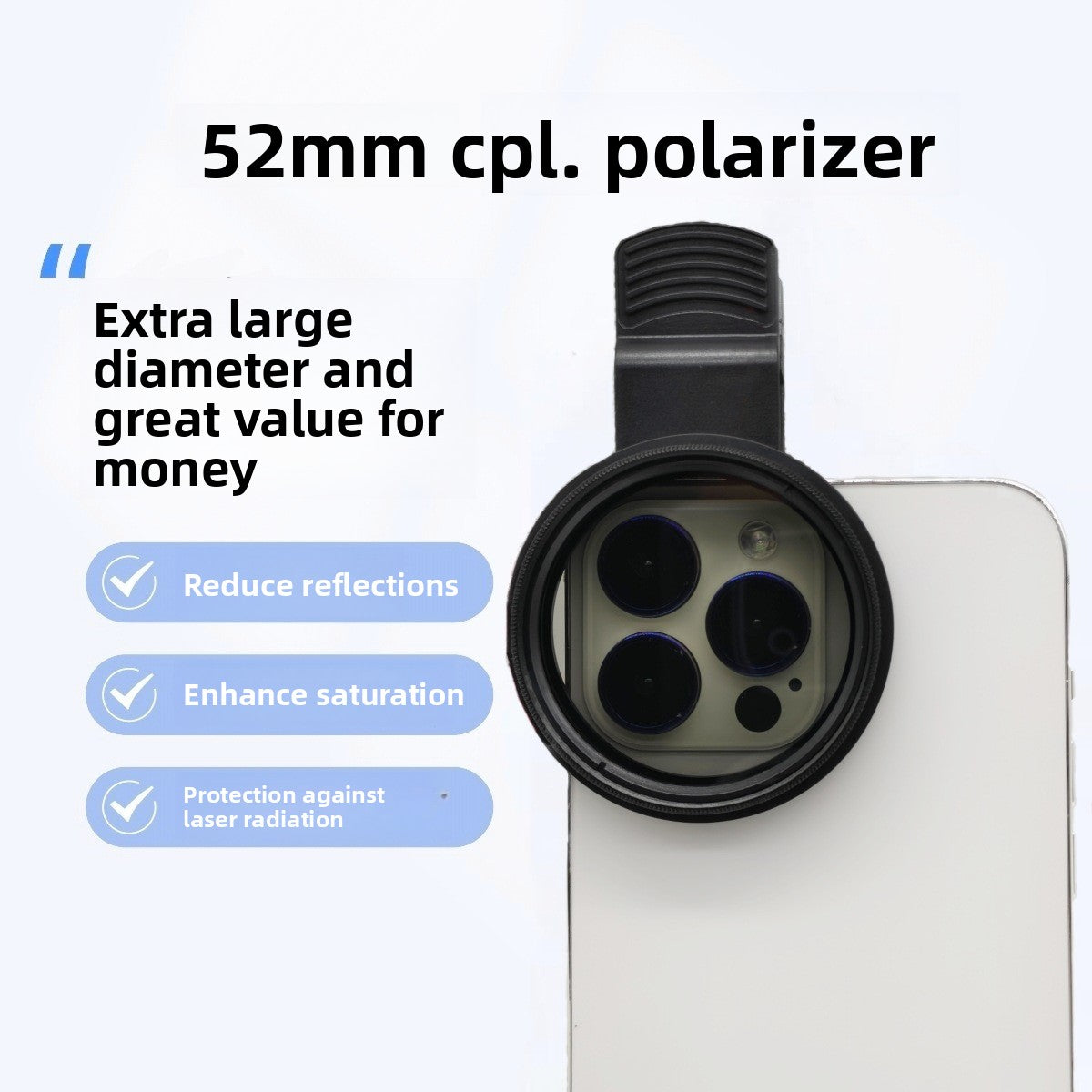 Adjustable CPL Polarizer Filter