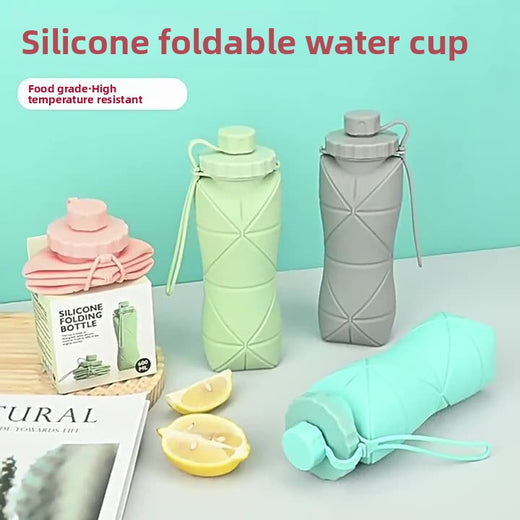 Collapsible Silicone Water Bottle